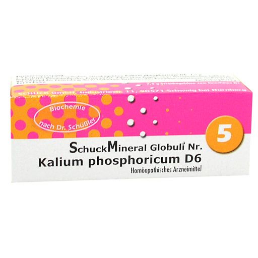 SCHUCKMINERAL Globuli 5 Kalium phosphoricum D6* 7,5 g