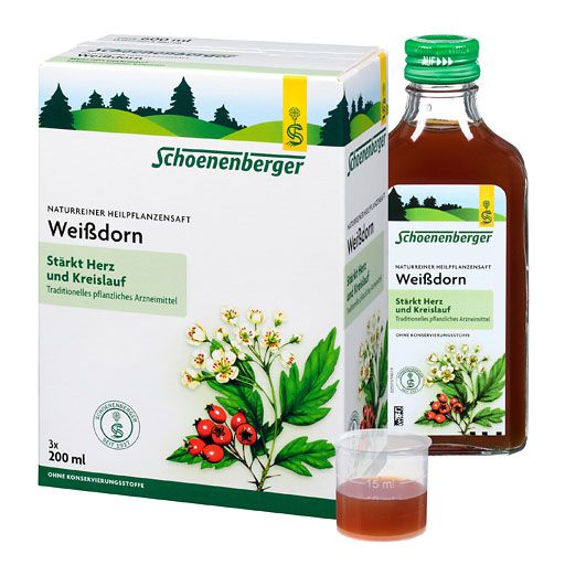 WEISSDORN SAFT Schoenenberger Heilpflanzensäfte* 3x200 ml