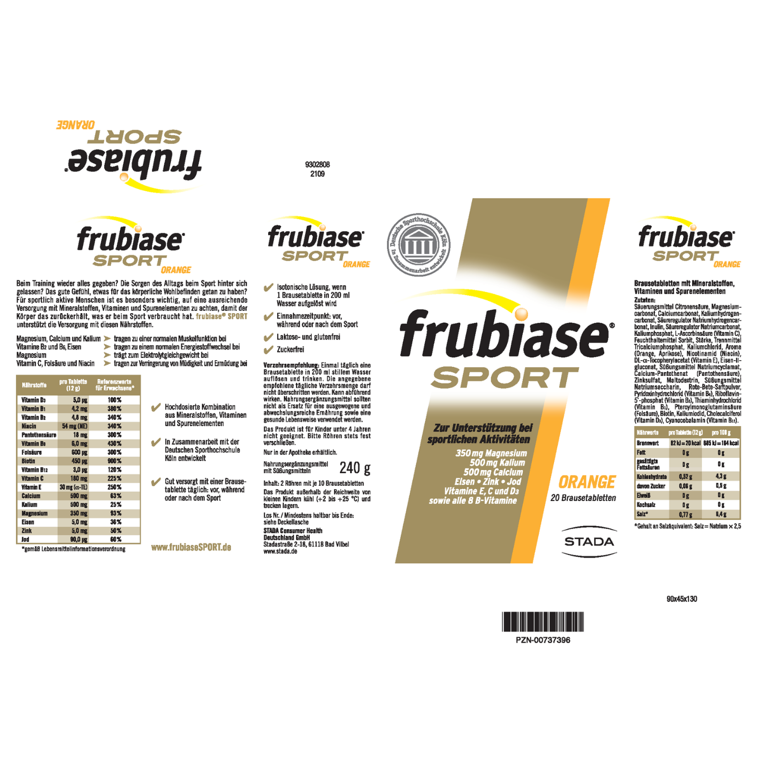 FRUBIASE SPORT Brausetabletten