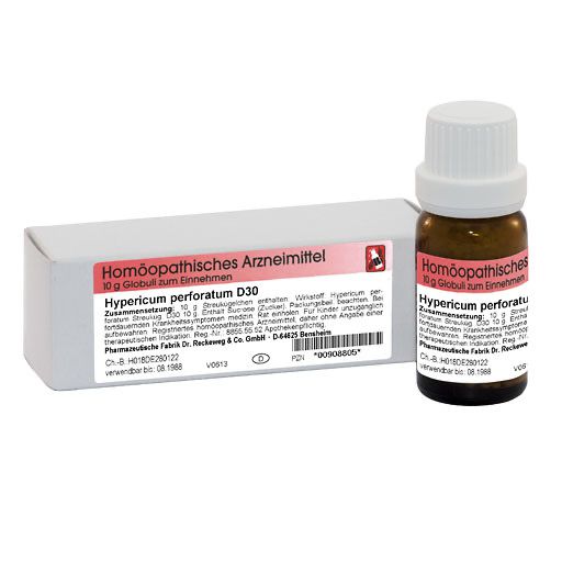 HYPERICUM D 30 Globuli 10 g Homöopathische Einzelmittel Natur