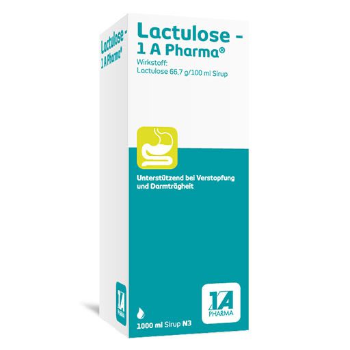 LACTULOSE1A Pharma Sirup 1000 ml PZN 01418948 besamex.de
