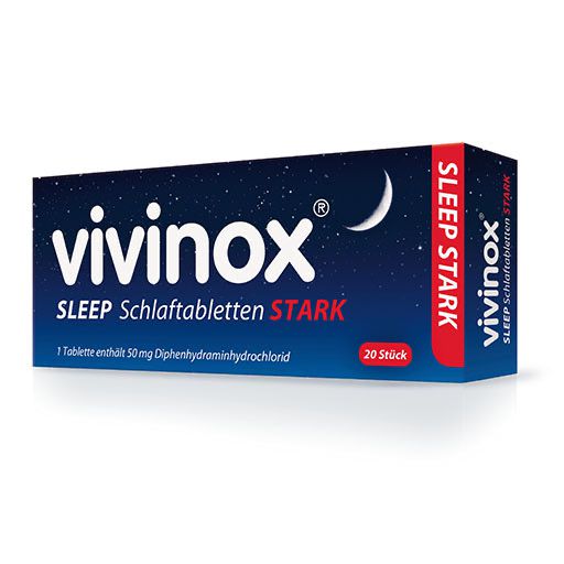 VIVINOX Sleep Schlaftabletten stark bei Schlafstörungen & Einschlafproblemen* 20 St