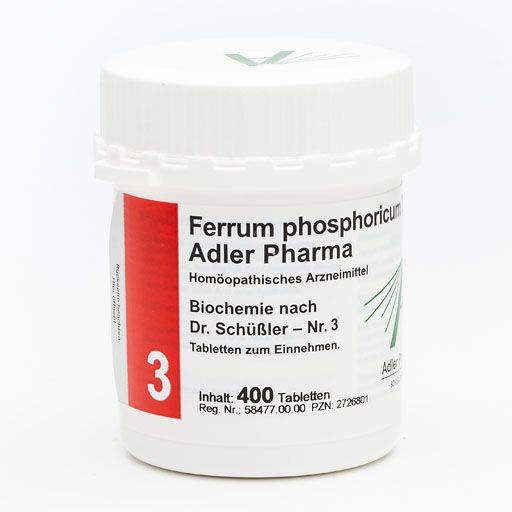 BIOCHEMIE Adler 3 Ferrum phosphoricum D 12 Tabl.* 400 St