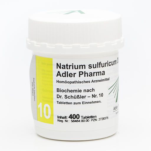 BIOCHEMIE Adler 10 Natrium sulfuricum D 6 Tabl.* 400 St