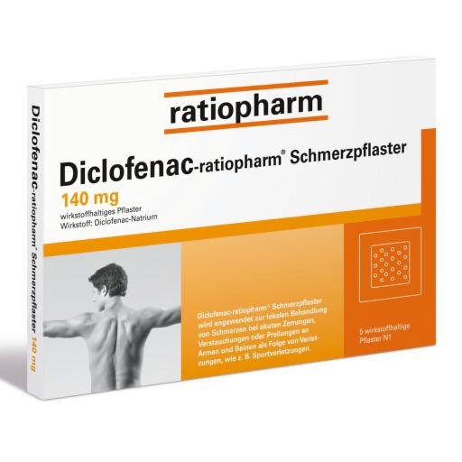 DICLOFENAC-ratiopharm Schmerzpflaster* 5 St