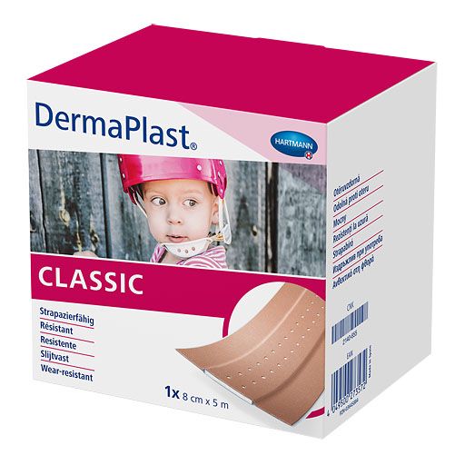 DERMAPLAST CLASSIC Wundpflaster 8 cmx5 m 1 St