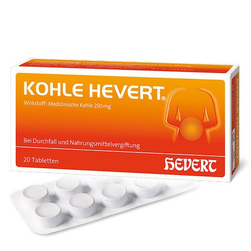 KOHLE Hevert Tabletten 20 St Hevert PZN 04490231