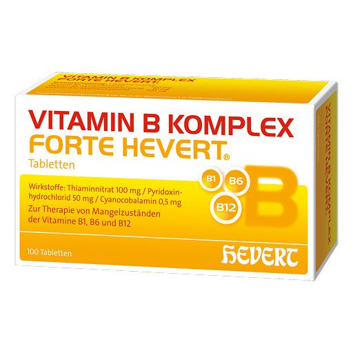 VITAMIN B KOMPLEX forte Hevert Tabletten 200 St - Blutarmut - Herz