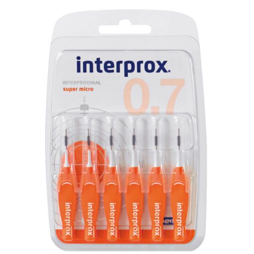 INTERPROX reg super micro orange Interdentalb. Blis 6 St