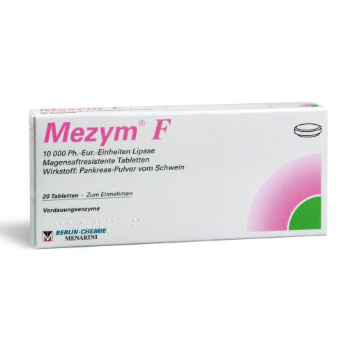 MEZYM F magensaftresistente Tabletten* 20 St