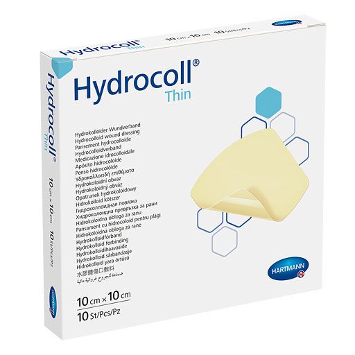 HYDROCOLL thin Wundverband 10x10 cm