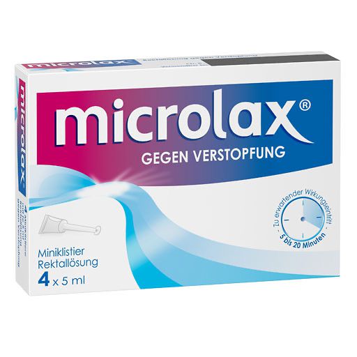 Microlax Abführmittel bei Verstopfung* 4x5 ml