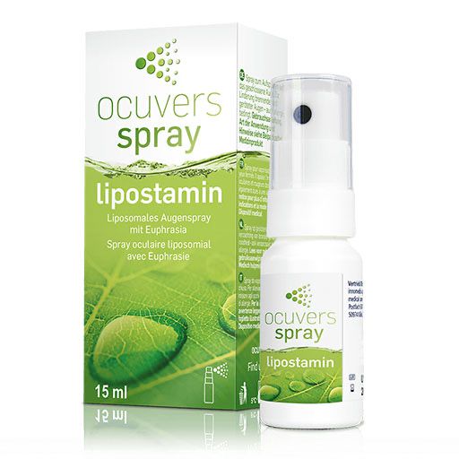 OCUVERS spray lipostamin Augenspray mit Euphrasia 15 ml PZN 10311669