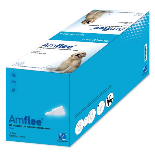 AMFLEE 268 mg Spoton Lsg.f.große Hunde 2040kg 3 St Hund