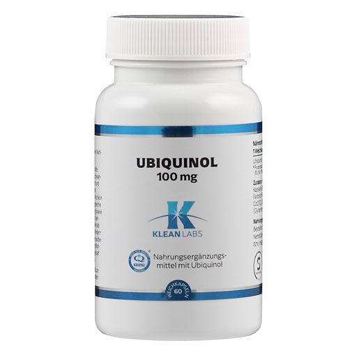 UBIQUINOL COENZYM Q10 reduz.100 mg KLEAN LABS Kps. 60 St  