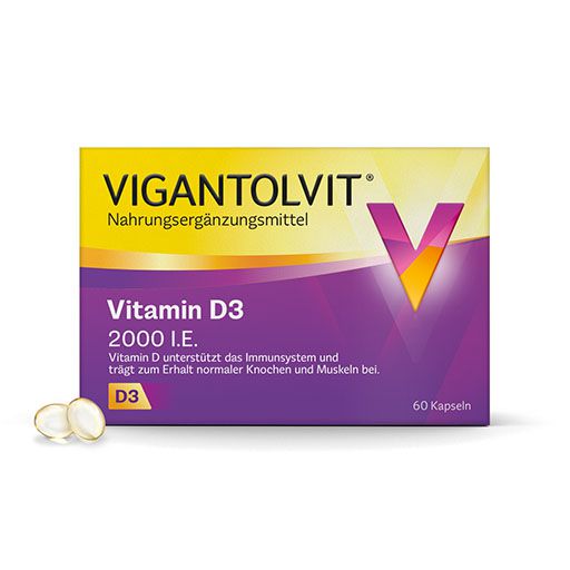 VIGANTOLVIT 2000 I. E. Vitamin D3 Weichkapseln 60 St  