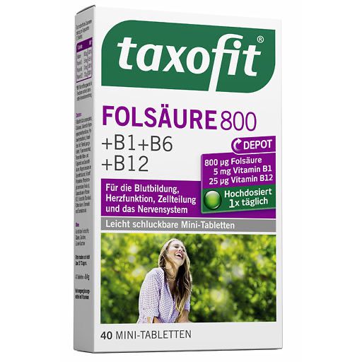 TAXOFIT Folsäure 800 Depot Tabletten 40 St  