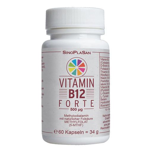 VITAMIN B12 FORTE 500 μg Methylcobalamin Kapseln 60 St à 0.57 g PZN