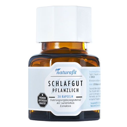 NATURAFIT Schlafgut pflanzlich Kapseln 20 St