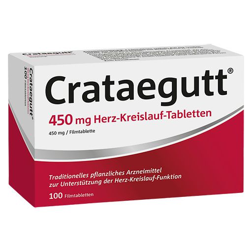CRATAEGUTT 450 mg HerzKreislaufTabletten 100 St Kreislaufstärkung