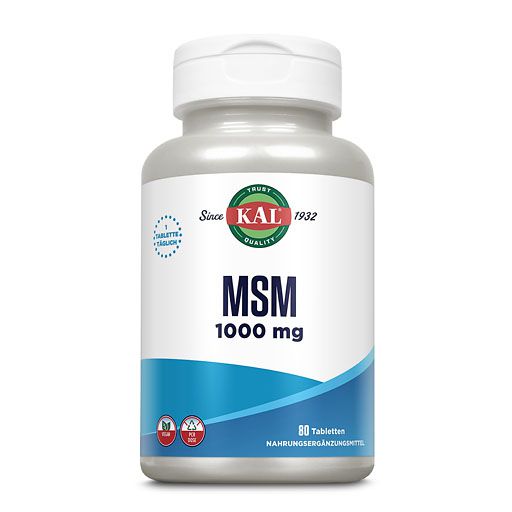 MSM 1000 mg Tabletten 80 St PZN 14370309 Versandapotheke besamex.de