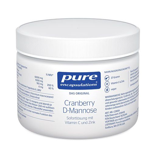 PURE ENCAPSULATIONS Cranberry D-Mannose Pulver 37 g