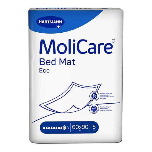 MOLICARE Bed Mat Eco 9 Tropfen 60x90 cm 5 St