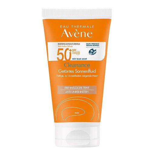 AVENE Cleanance Sonnenfluid SPF 50+ getönt 50 ml