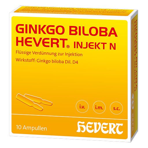 GINKGO BILOBA HEVERT injekt N Ampullen* 10 St