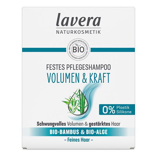 LAVERA festes Pflegeshampoo Volumen & Kraft 50 g