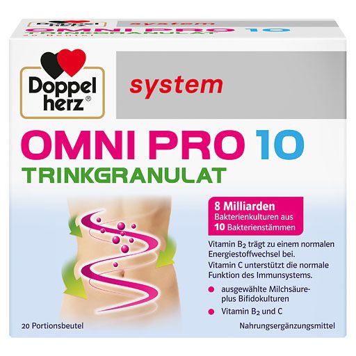 DOPPELHERZ Omni Pro 10 system Trinkgranulat 20 St  