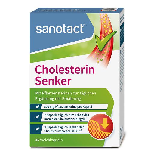 SANOTACT Cholesterin Senker Weichkapseln 45 St  