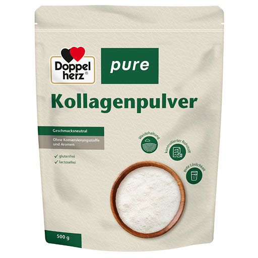 DOPPELHERZ Kollagenpulver pure 500 g