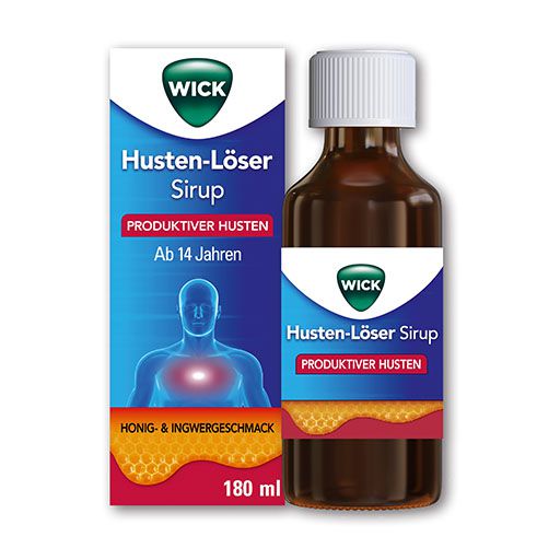 WICK Husten-Löser Sirup mit Honigaroma 200mg/15ml* 180 ml