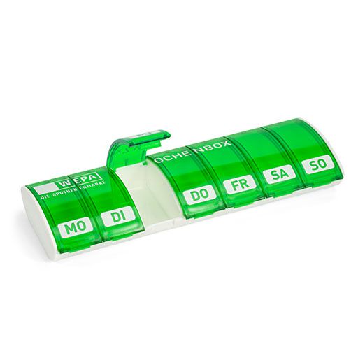 WEPA 1x7 Wochenbox UV-Schutz+ grün 1 St