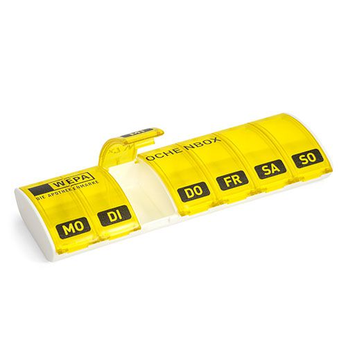 WEPA 1x7 Wochenbox UV-Schutz+ gelb 1 St