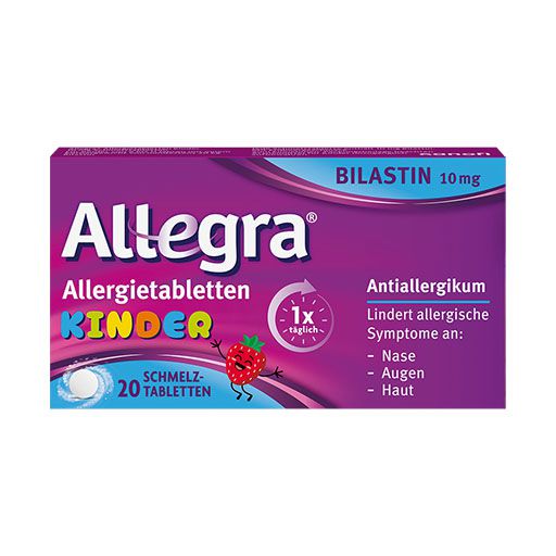 ALLEGRA Allergietabletten Kinder 10 mg Schmelztab.* 20 St