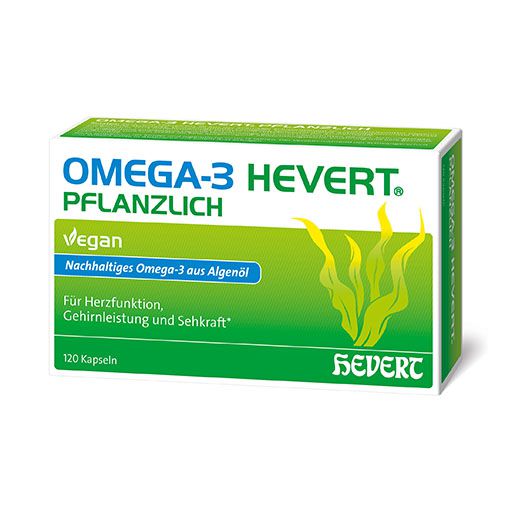 OMEGA-3 HEVERT pflanzlich Weichkapseln 120 St  