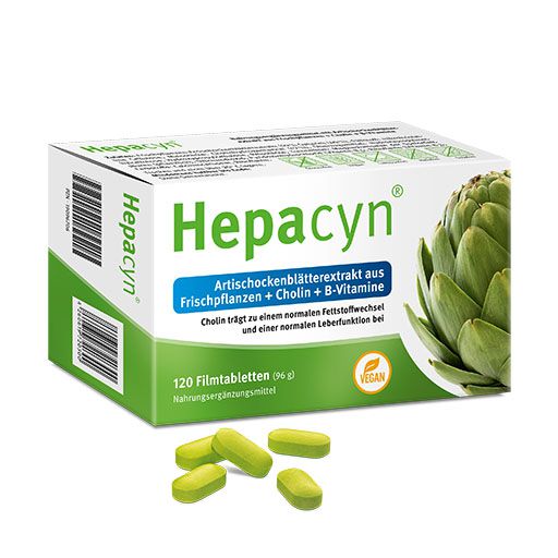 HEPACYN Artischocke Cholin Filmtabletten 120 St