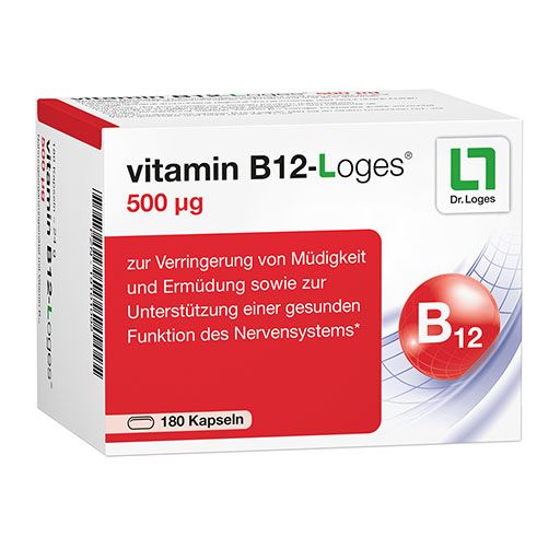 VITAMIN B12-LOGES 500 μg Kapseln 180 St  