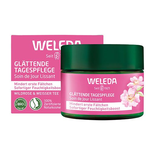 WELEDA glättende Tagespflege Wildrose & weißer Tee 40 ml