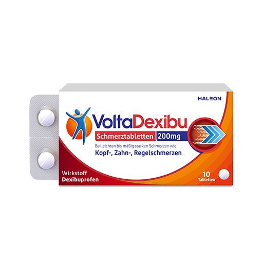 VOLTADEXIBU Schmerztabletten 200 mg Filmtabletten* 10 St