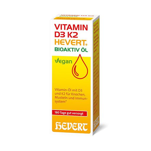 VITAMIN D3 K2 Hevert Bioaktiv Öl 20 ml