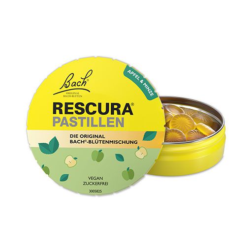 BACHBLÜTEN Original Rescura Pastillen Apfel-Minze 50 g