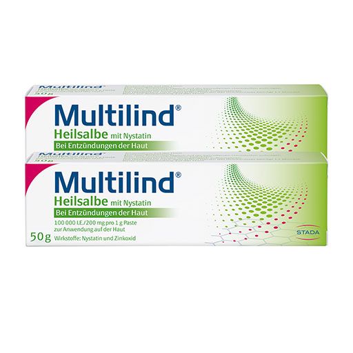 MULTILIND Heilsalbe m. Nystatin u. Zinkoxid* 2x50 g