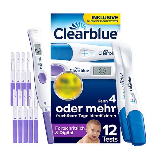 CLEARBLUE Ovulation u. Schwangerschaftstest Kombip. 12 St