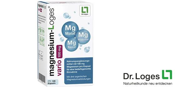 MAGNESIUM-LOGES vario 100 mg Kapseln 120 St  