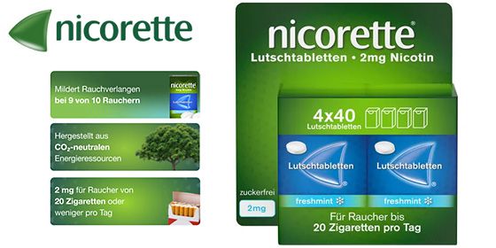 NICORETTE freshmint 2 mg Lutschtabletten gepresst* 160 St